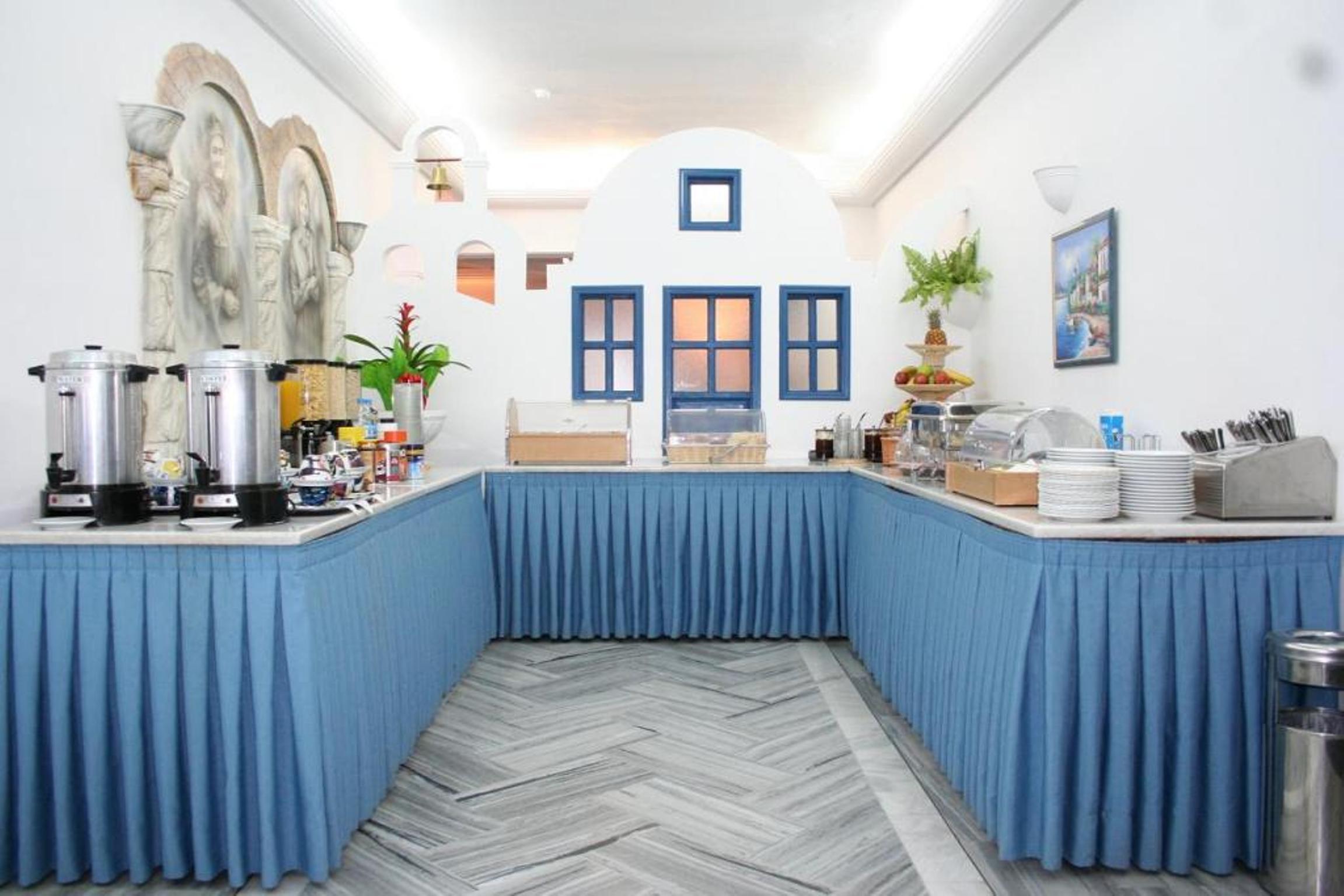 Drossos Hotel Perissa  Restaurang bild